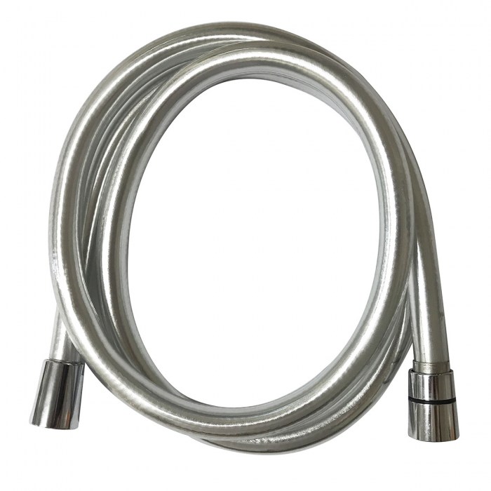FORENO. Big Bore Shower Hose - Smooth Silver (FORPT172)