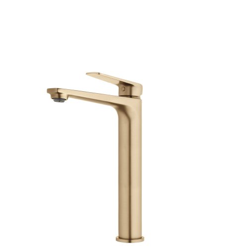 FORENO NORTH High Rise Basin Mixer | Brushed Brass (NRT22BB)