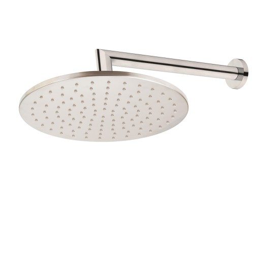 Brushed Nickel Round Wall Mounted Shower Drencher