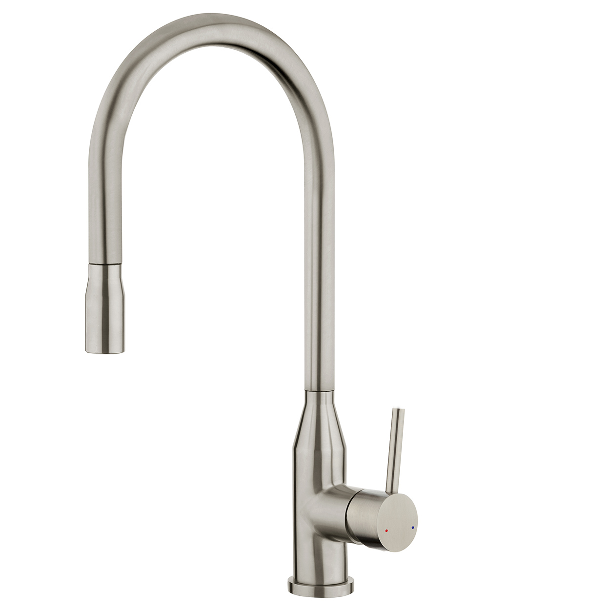 PUR011 FORENO PURITY Minimal Pulldown Sink Mixer | Stainless Steel (PUR011)