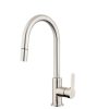 FORENO PURITY Gooseneck Pulldown Sink Mixer | Stainless Steel (PUR013)