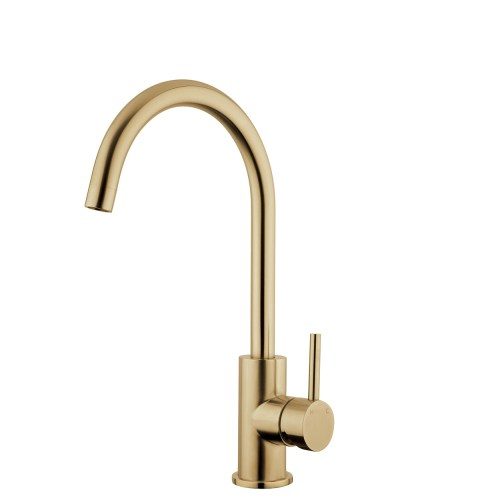 REEF Sink Mixer – Cold Start - Brushed Brass (PVD)