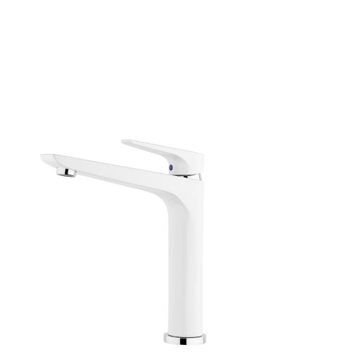 SOLITAIRE Sink Mixer - White/Chrome