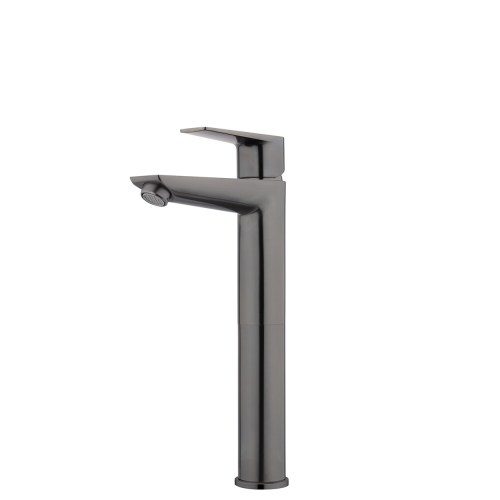 VIENNA High Rise Basin Mixer - Brushed Gunmetal (PVD)